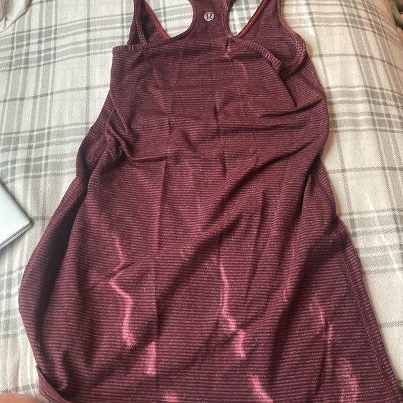 Striped purple lulu lemon shirt - Picture 2 of 3